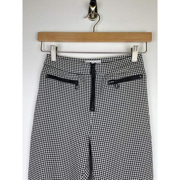 Urban Outfitters Black & White Checkered Pants - Size US 2 - Picture 4 of 7
